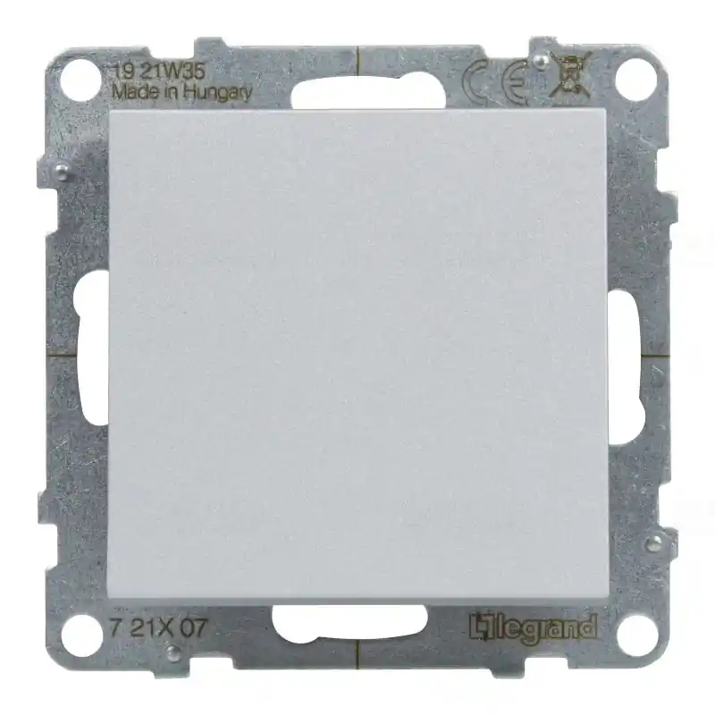 Prémium Legrand 721307 Suno keresztkapcsoló, keret nélkül 10AX, csavaros, alumínium