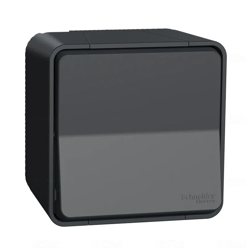 MUREVA Styl Váltókapcsoló, komplett (106), IP55, antracitszürke MUR35021 Schneider Ingyenes szállítás