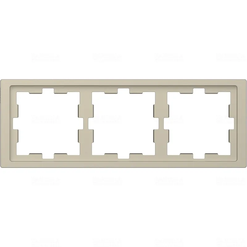 MERTEN D-Life hármas keret, szahara MTN4030-6533 Schneider Ingyenes szállítás