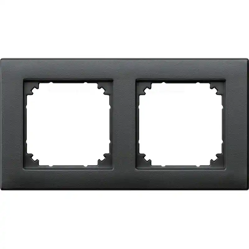 MERTEN M-Plan kettes keret, antracit 486214 Schneider Prémium