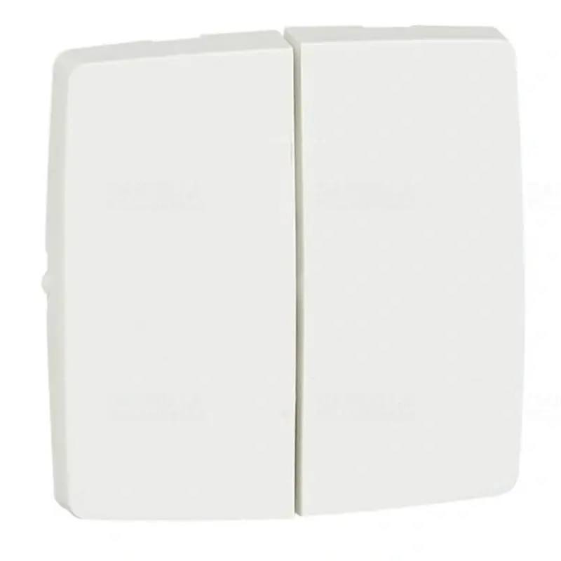 Olcsó Oteo 106+6 kettős váltókapcsoló vagy nyomó falon kívüli, keret nélkül 086120L Legrand