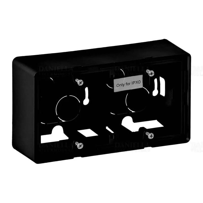 Legrand 754067 Valena Life kiemelődoboz 2-es, fekete Pénzvisszafizetés