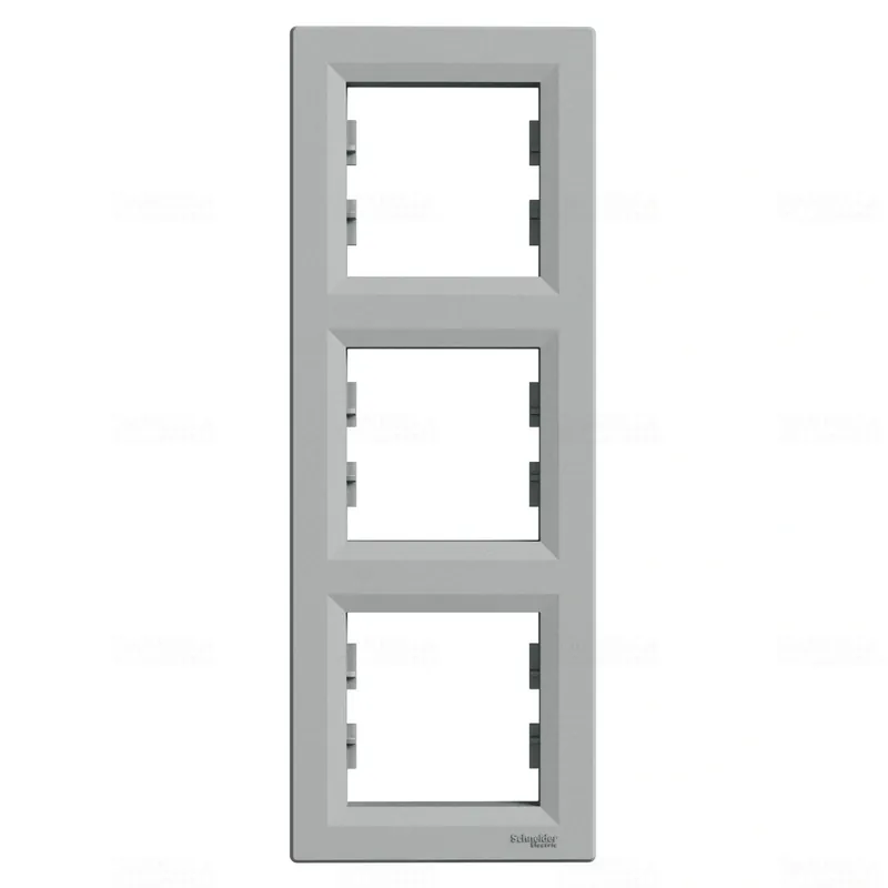 ASFORA Hármas keret, függőleges, alumíniumEPH5810361 Schneider Vedd meg most