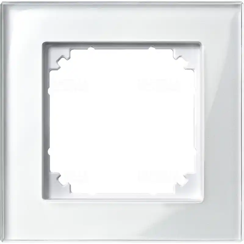 Biztonságos fizetés MERTEN M-Plan egyes keret, gyöngyfehér (üveg) 489119 Schneider