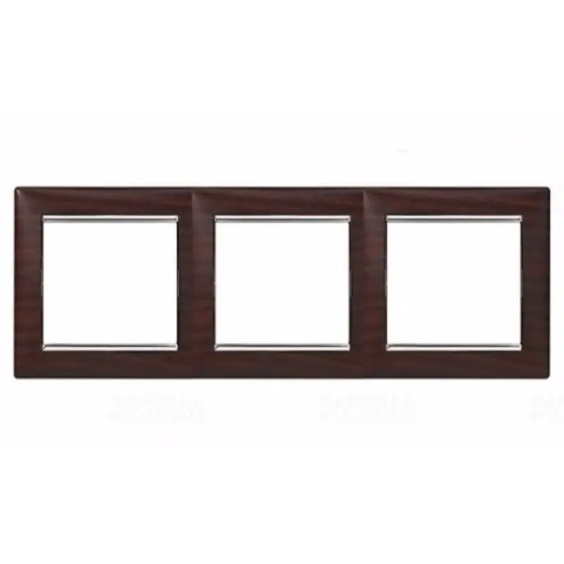 Legrand 770373 Valena 3-as keret, tetszőleges, wenge dekor/ezüst Korlátozott ajánlat