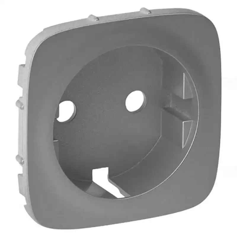 Ingyenes szállítás Legrand 755207 Valena Allure 2P+F csatlakozóaljzat burkolat, alumínium