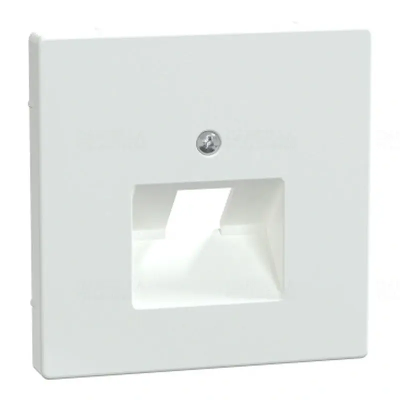 MERTEN Fedlap, 1xRJ45 aljzathoz, döntött, System-D, lótuszfehér MEG4521-6035 Schneider Csak ma