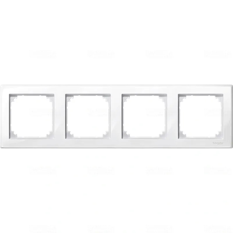Korlátozott ajánlat Merten M-Smart négyes keret, polár fehér MTN478419 Schneider