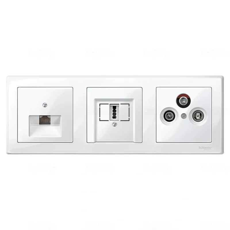 Merten M-Smart hármas keret, polár fehér MTN478319 Schneider Vedd meg most