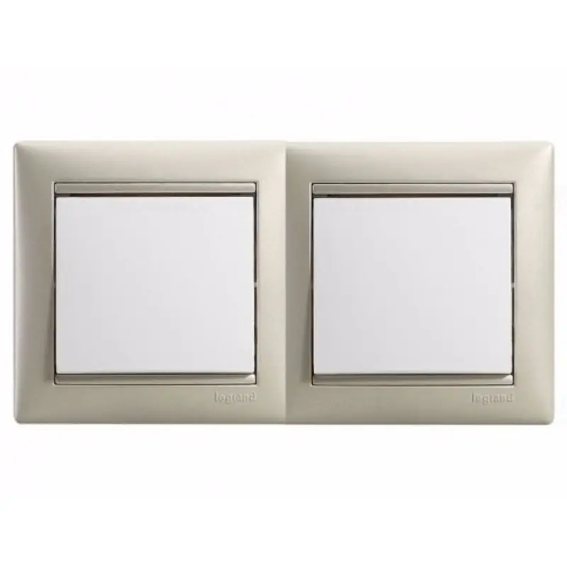 Legrand 770472 Valena 2-es keret, tetszőleges, kagylóhéj Autentikus