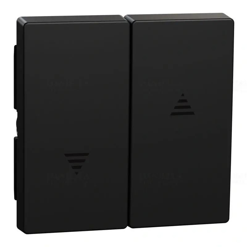 Akció MERTEN Dupla billentyű, redőnyvezérléshez, System-M, fekete MEG3855-0403 Schneider