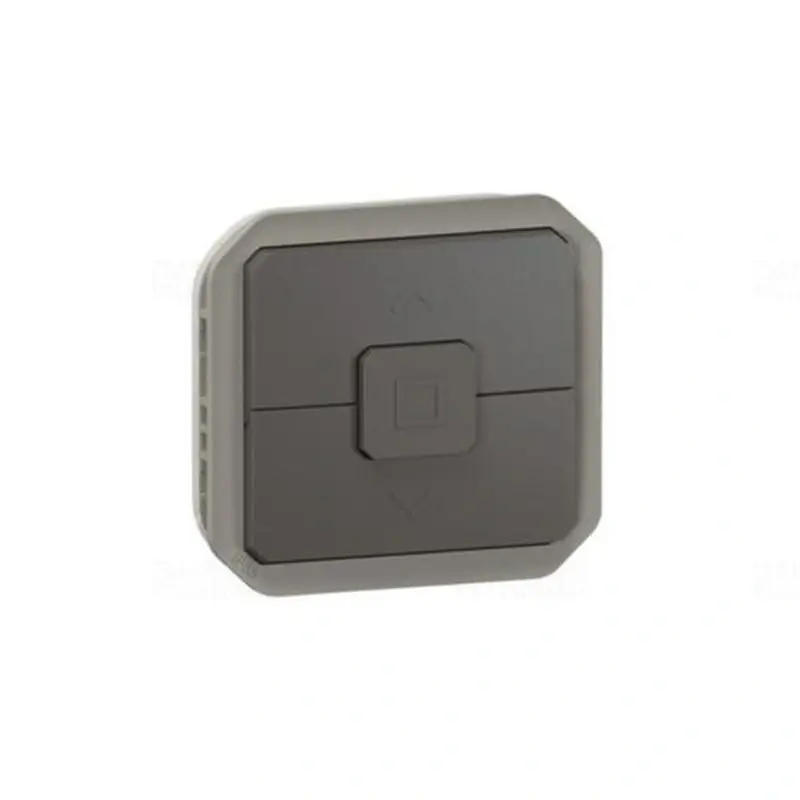 Népszerű Plexo 55 redőnykapcsoló direkt vezérlésű motorokhoz (3 állású) 6A, antracit 069898L Legrand