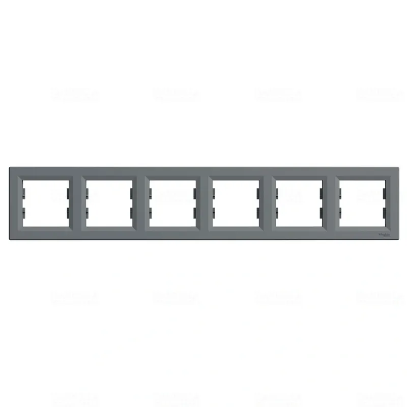 Újdonság ASFORA Hatos keret, vízszintes, acélEPH5800662 Schneider