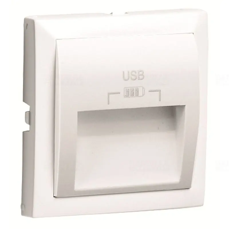 Újdonság USB aljzat fedél,fehér, Elko Ep, 90673 TBR