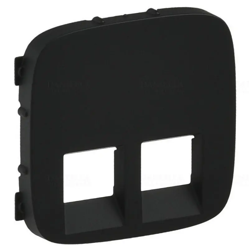 Ajánlat Legrand 755428 Valena Allure 2xRJ11/RJ45 csatlakozóaljzat burkolat, fekete