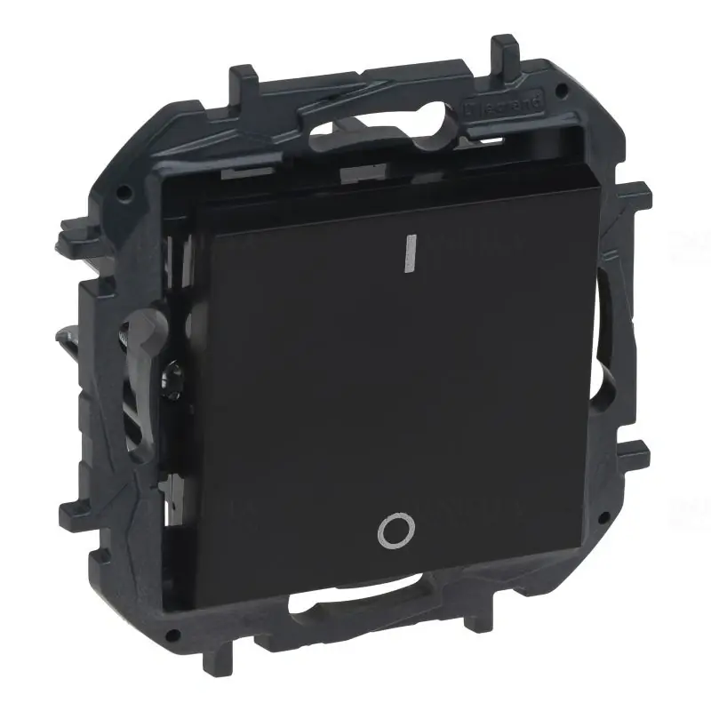 Csak ma Niloé Step fekete 102 kétpólusú kapcsoló, 16AX 863502B Legrand