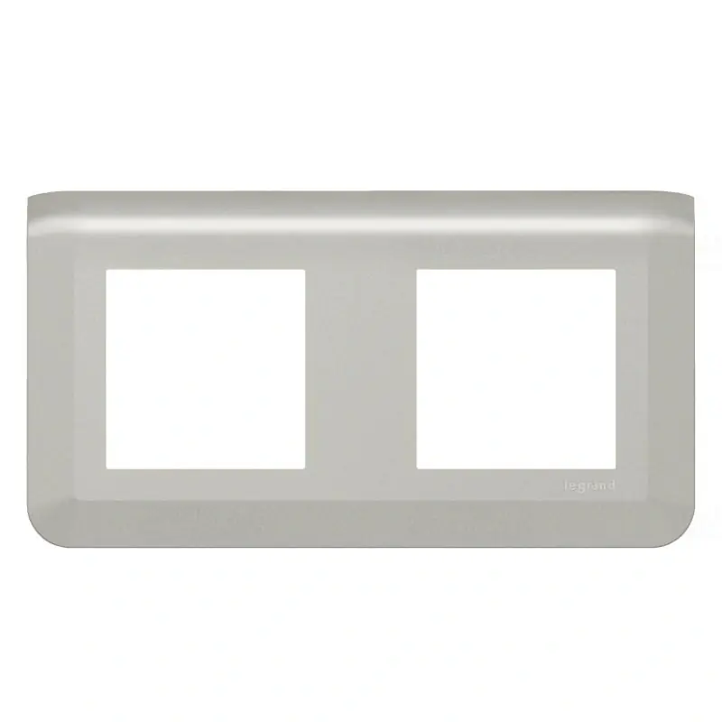 Olcsó Legrand 079304L Program Mosaic keret 2x2modul, vízszintes, alumínium
