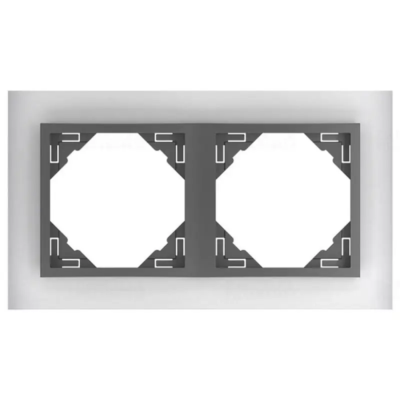 90920 TCS CRYSTAL 2-es keret, üveg/antracit, Elko Ep Akció