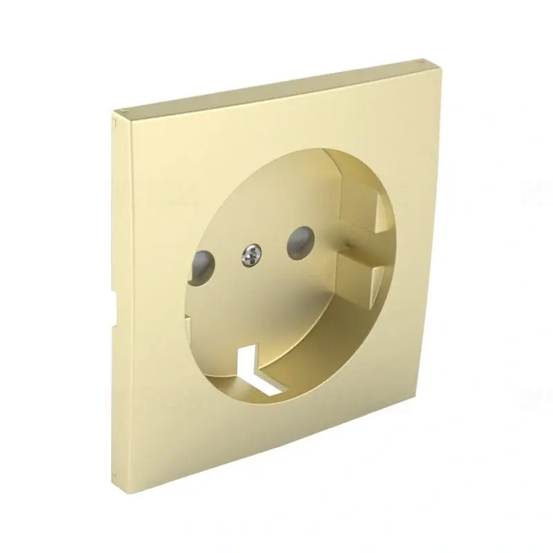 Pénzvisszafizetés 90632 TDU Gyerekzáras Fedlap SCHUKO aljhoz, arany , Elko Ep