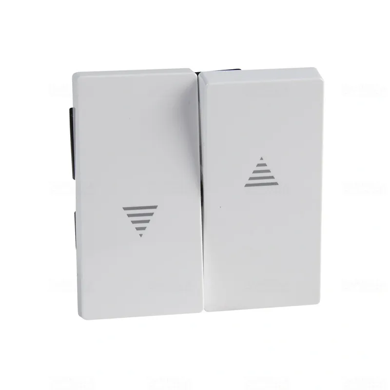 Merten-System M Billentyű zsalumozgató betéthez, aktív fehér MTN432425 Schneider Prémium