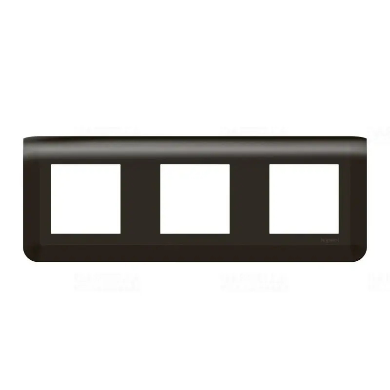 Akció Legrand 079046L Program Mosaic keret 3x2modul, vízszintes, matt fekete