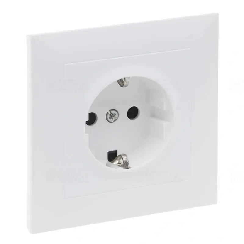 Korlátozott ajánlat Legrand 721128 Suno 2P+F csatlakozóaljzat, biztonsági zsaluval (GYV), komplett, rugós, fehér