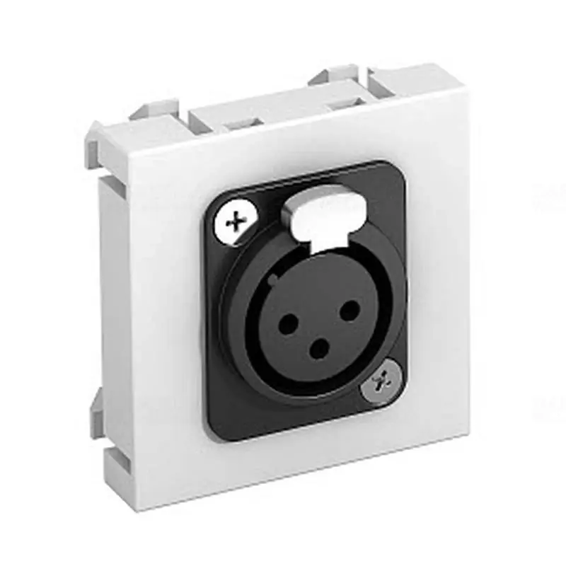 Akció OBO MTG-X3F L RW1 Modul45 3 pól. XLR csatl.aljz. hüvely egyenes csatlakozás 45x45mm 6105210