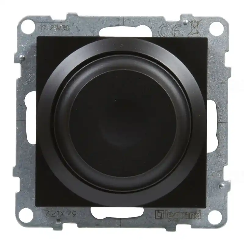 Legrand 721479 Suno fényerőszabályzó forgatógombos, 300W, keret nélkül, fekete Újdonság