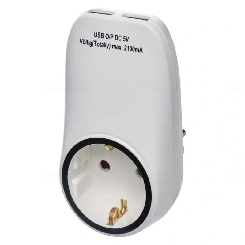 Vedd meg most EMOS P0072 Aljzat 2xUSB SCHUKO, fehér