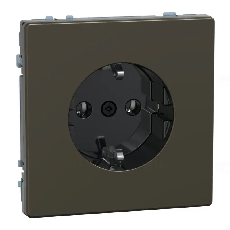 Gyors szállítás MERTEN 2P+F csatlakozóaljzat, rugós, 16A, System-D, mokka MEG2301-6052 Schneider