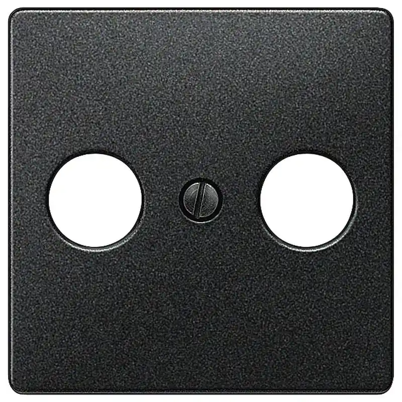 Prémium Siemens 5TG1223 antenna fedlap, 2 nyílás, antracit (RAL7016), DELTA i-system