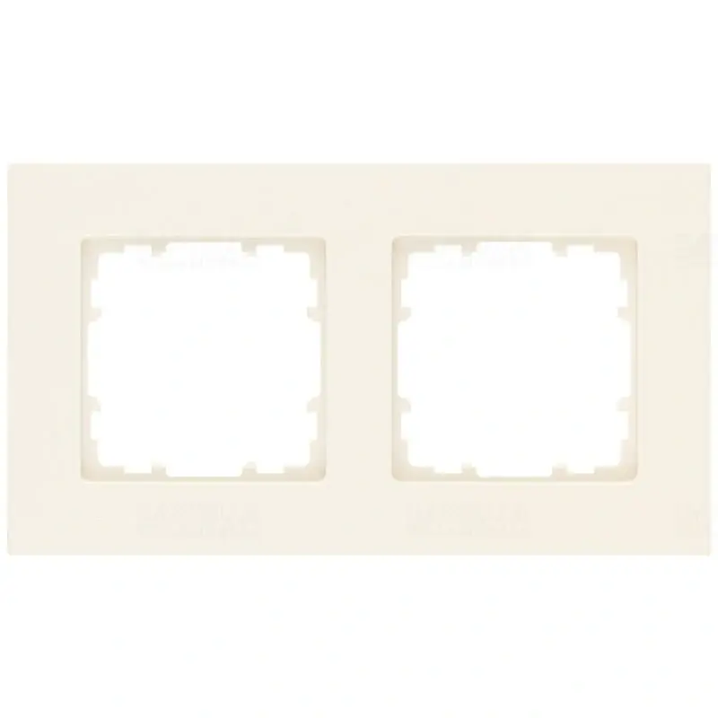 Ingyenes szállítás Siemens 5TG1112-3 2-es keret, krémfehér (RAL1013), DELTA miro