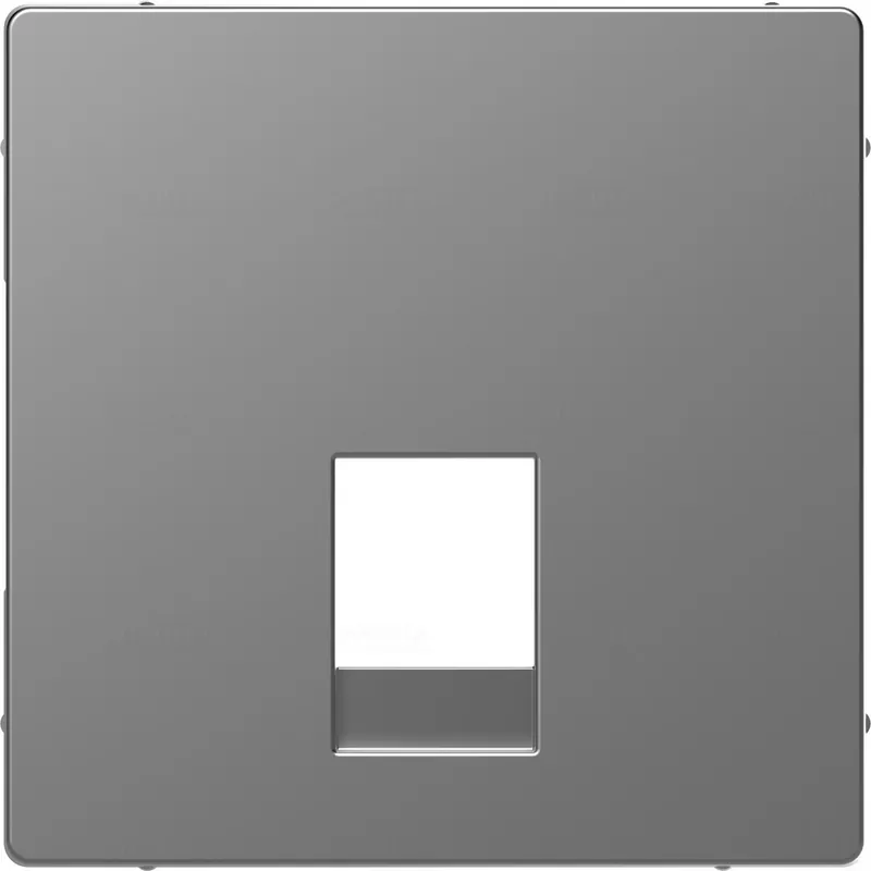 Rendeld meg most MERTEN Fedlap RJ11/RJ12 aljzatokhoz, D-Life, acél MTN4215-6036 Schneider