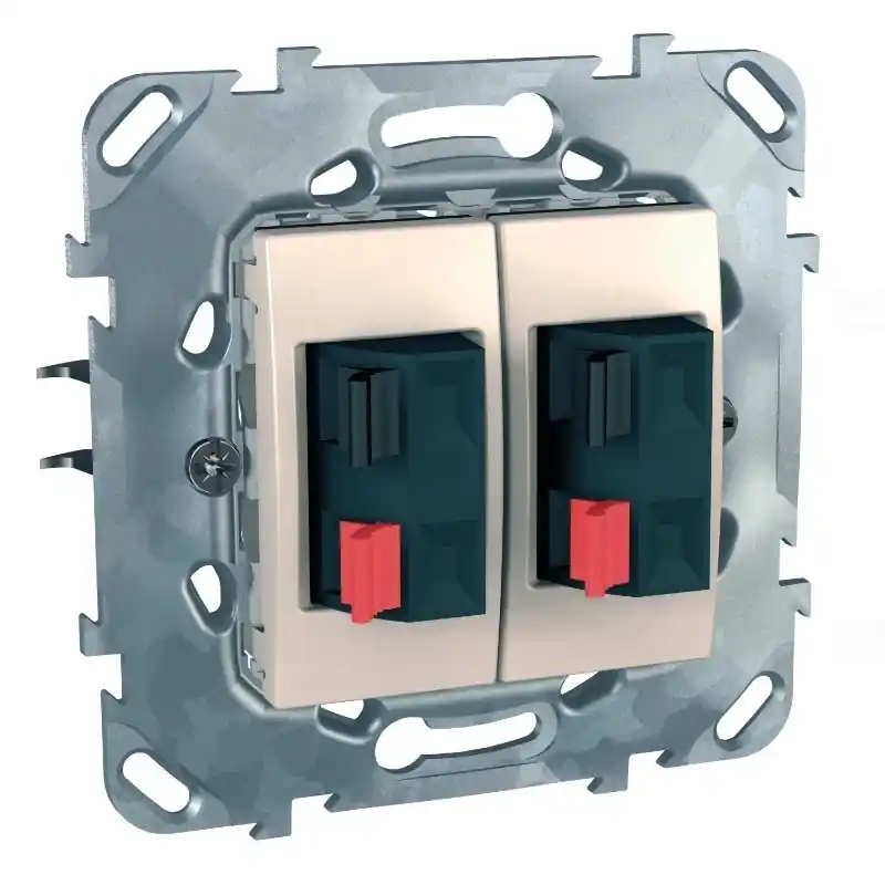 Korlátozott ajánlat Pad14-f kb hangfal csatlakozó sztereó, krém MGU50.8787.25Z UNICA Schneider