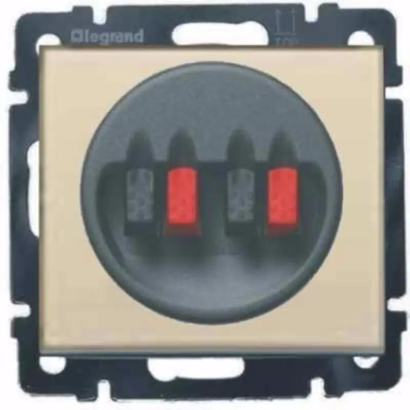 Legrand 774324 Valena hangszóró csatlakozó, 4 kivezetéssel, elefántcsont Kedvezmény