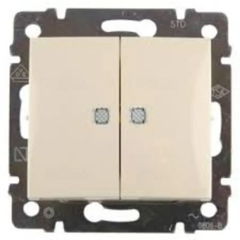 Expressz szállítás Legrand 774113 Valena csillárkapcsoló két ellenőrzőfénnyel, elefántcsont