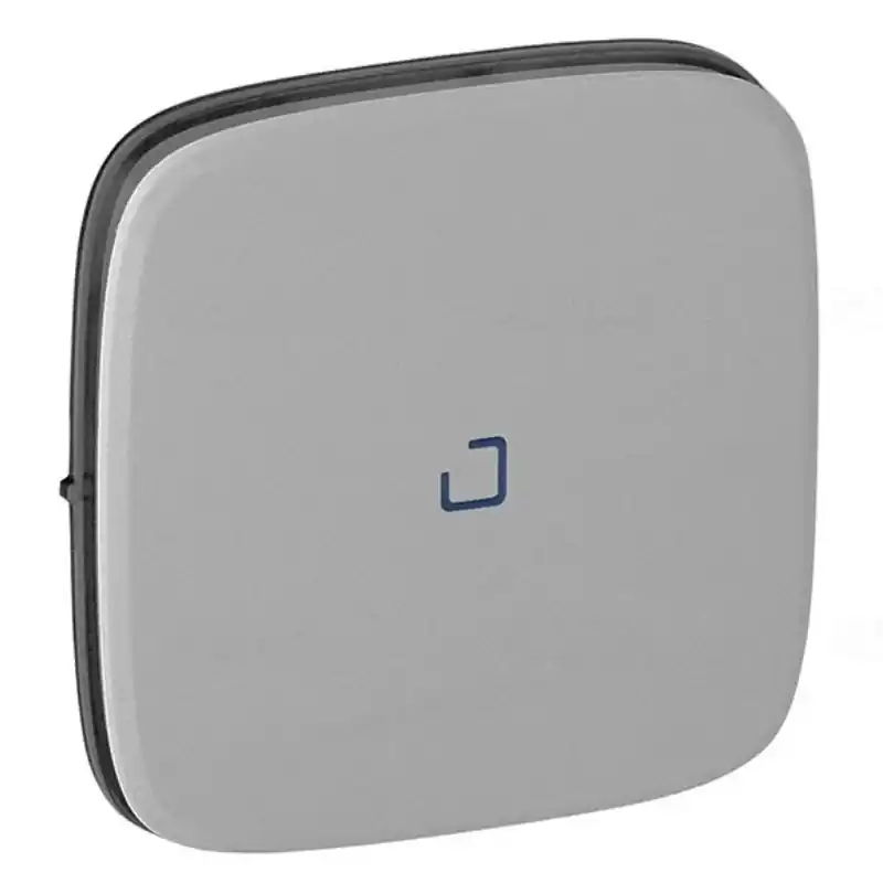 Legrand 755087 Valena Allure billentyű egypólusú kapcsolóhoz, jelzőfényes, alumínium Biztonságos fizetés