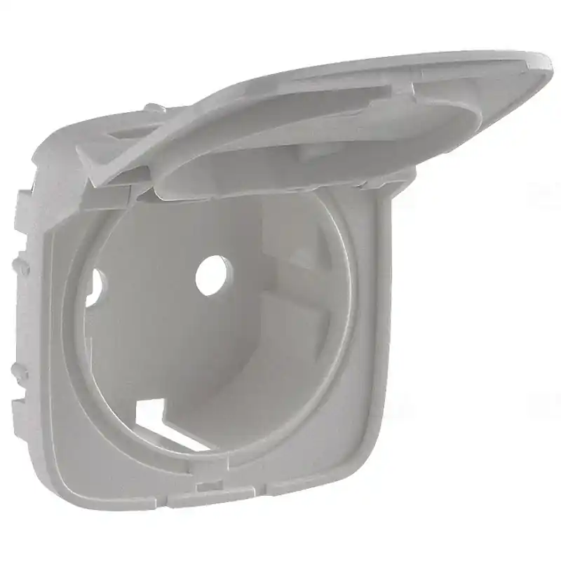 Legjobb ár Legrand 754847 Valena Allure 2P+F csatlakozóaljzat burkolat, csapfedeles, alumínium