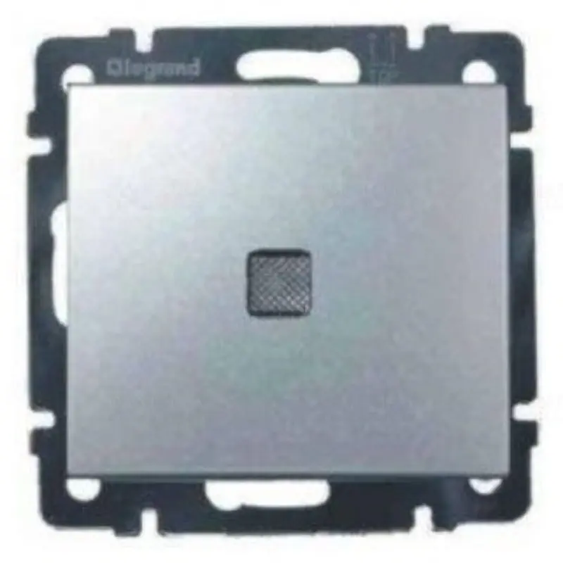 Autentikus Legrand 770125 Valena váltókapcsoló ellenőrzőfénnyel, alumínium