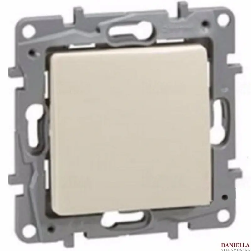 Legrand 764622 Niloé N101 JF egypólusú nyomó NO-NC 6A, jelzőfénnyel, bézs Utolsó esély