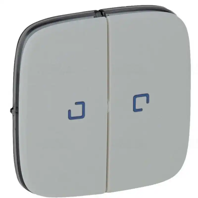 Korlátozott ajánlat Legrand 755227 Valena Allure billentyű kettős kapcsolóhoz, jelzőfényes, alumínium