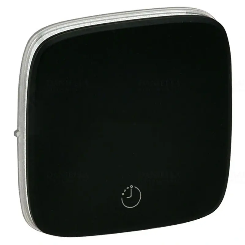 Legrand 755218 Valena Allure világítás+szellőzés kapcsoló burkolat, fekete Újdonság