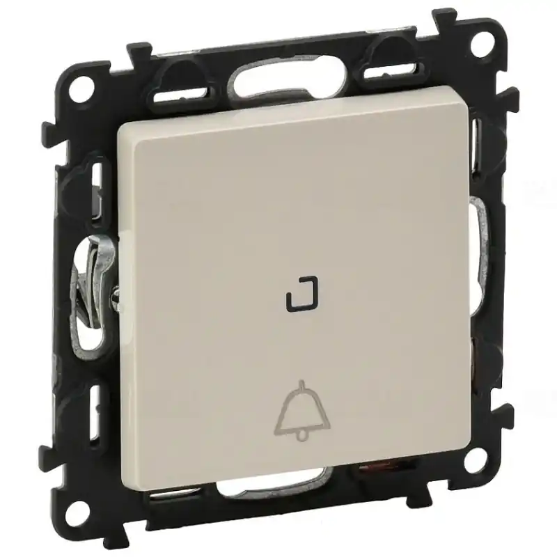 Legrand 752216 Valena Life váltóérintkezős nyomó, csengőjellel, jelzőfénnyel, elefántcsont Akció