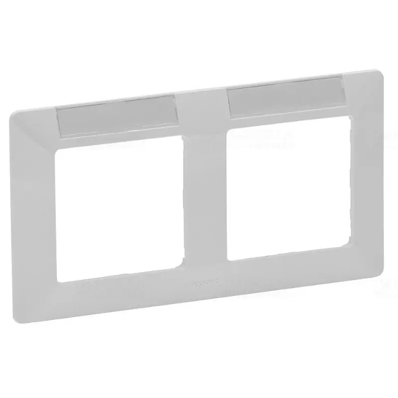 Legrand 754012 Valena Life 2-es keret, címketartóval, vízszintes, fehér Autentikus