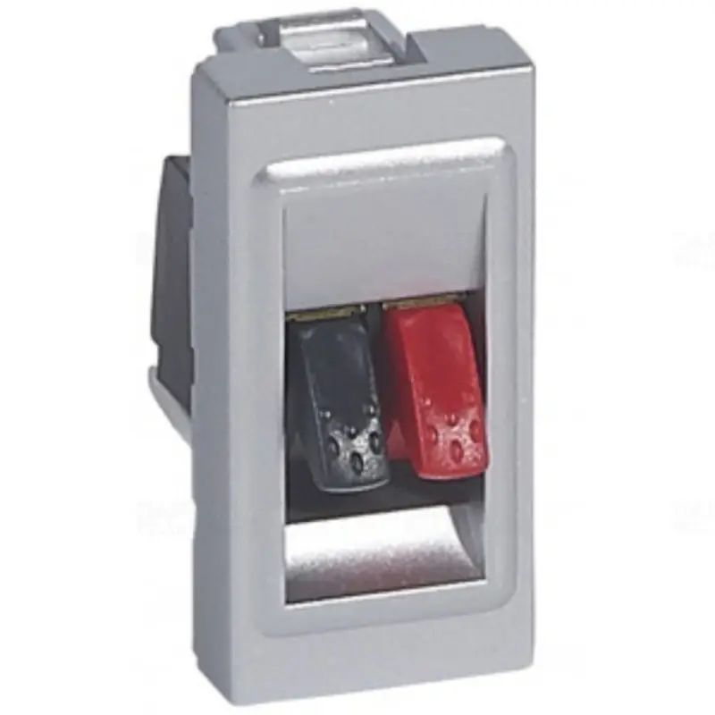 Legrand 079250 Program Mosaic hifi aljzat, 1 modul, 2 kivezetés, alumínium Újdonság