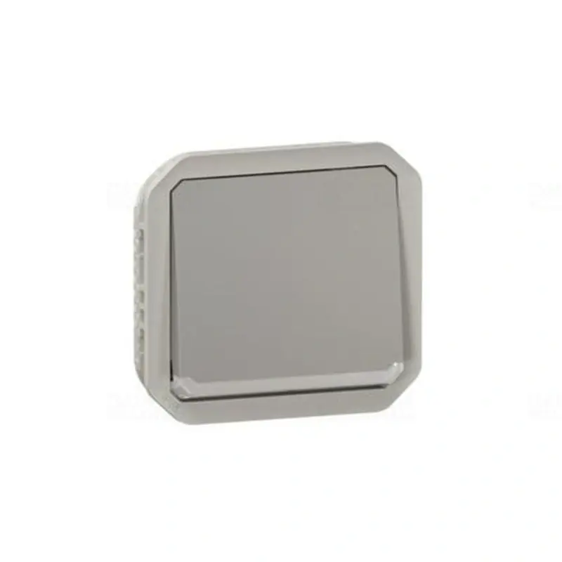 Kiváló minőség Plexo 55 váltókapcsoló jelzőfénnyel 10A, szürke 069513L Legrand