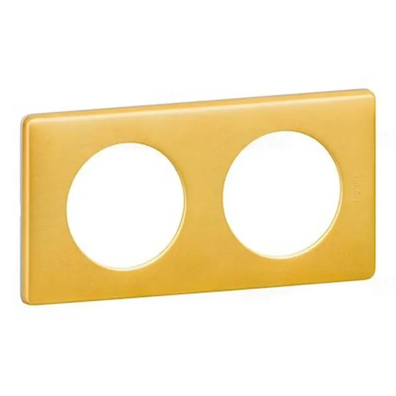 Legrand 068792 Céliane 2-es keret, sárgaréz Népszerű