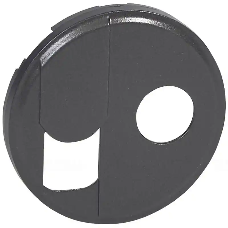 Olcsó Legrand 067939 Céliane RJ45 + TV aljzat burkolat, grafit