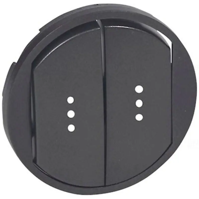 Legrand 067904 Céliane kettős billentyű, fényjelzős, grafit Akció