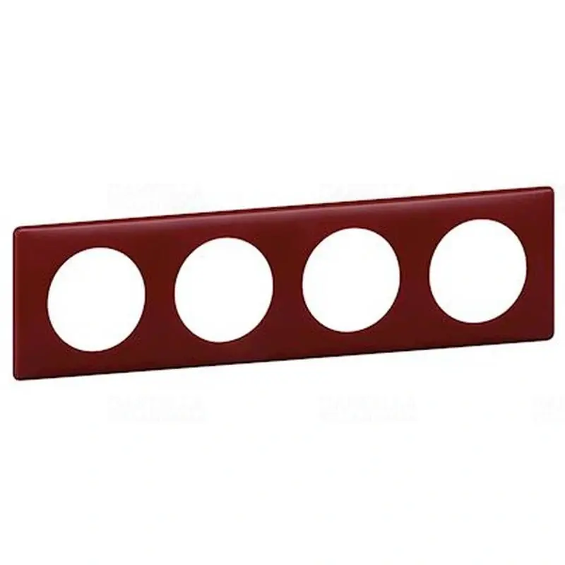 Eredeti Legrand 066754 Céliane 4-es keret, púder bordó